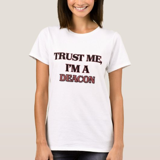 私が私執事であることを信頼して下さい Tシャツ (正面)