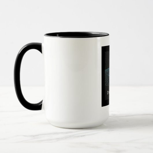 私が私宇宙弁護士であることを信頼して下さい マグカップ (左)