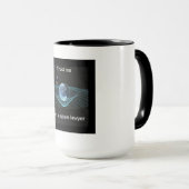 私が私宇宙弁護士であることを信頼して下さい マグカップ (正面右)