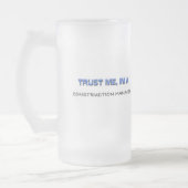 私が私建築のマネージャーであることを信頼して下さい フロストグラスビールジョッキ (左)