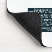 私が私弁護士であることを信頼して下さい マウスパッド (コーナー)