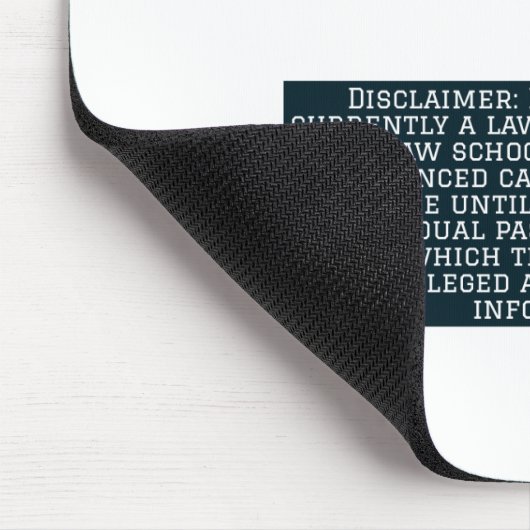 私が私弁護士であることを信頼して下さい マウスパッド (コーナー)