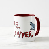 私が私弁護士の鮫のマグであることを信頼して下さい マグカップ (正面右)