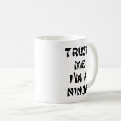 私が私忍者であることを信頼して下さい コーヒーマグカップ (正面右)