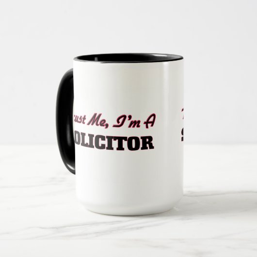 私が私懇願者であることを信頼して下さい マグカップ (正面左)