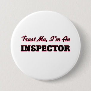 私が私検査官であることを信頼して下さい 缶バッジ