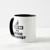 私が私物理療法家であることを信頼して下さい マグカップ (正面左)