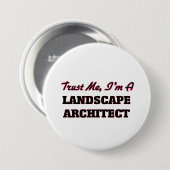 私が私造園家であることを信頼して下さい 缶バッジ (正面&裏面)