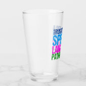 私が私SLPであることを信頼して下さい タンブラーグラス (右)