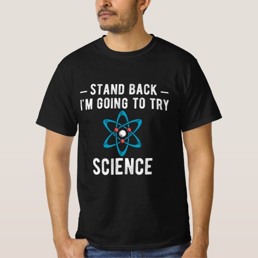 私が科学を試みる前に立つ Tシャツ (正面)