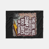 私が称賛する理由を得与える限り フリースブランケット (正面(横))