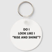 私が立ち上がって輝くように見える? キーホルダー (正面)