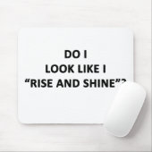 私が立ち上がって輝くように見える? マウスパッド (マウス)