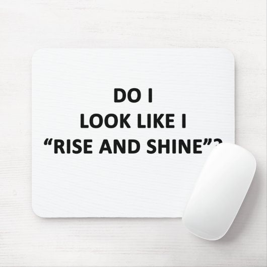 私が立ち上がって輝くように見える？ マウスパッド (マウス)