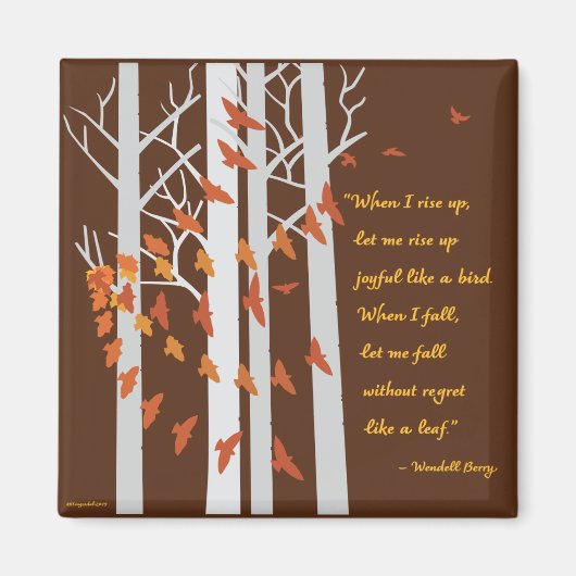 私が立ち上がると マグネット (正面)