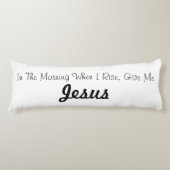 私が立ち上がる朝に、イエスは何よりも ボディピロー (正面)