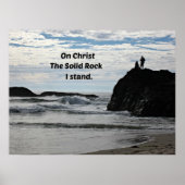 私が立つ無地の岩の上に！ ポスター (正面)