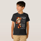 私が笑顔ならそれは痩せてるから Tシャツ (正面フル)