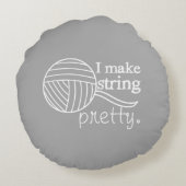 私が糸かわいらしを作る ラウンドクッション (裏面)
