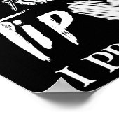 私が約束するヒントだけおもしろいことわざタトゥー恋人 ポスター (角)