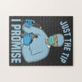 私が約束するヒント – 内視鏡検査，コロノコピーT- ジグソーパズル (横)