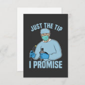 私が約束するヒント – 内視鏡検査，コロノコピーT- 出欠カード (正面/裏面)