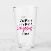 私が素晴らし全て素晴らし素晴らしだ タンブラーグラス (正面)