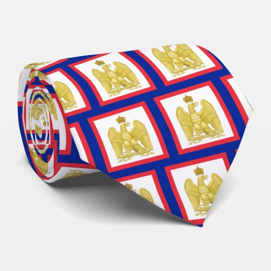 私が結ぶナポレオンの帝国標準的な旗 ネクタイ (ロール)