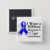 私が結腸がん気に帯 缶バッジ (正面&裏面)