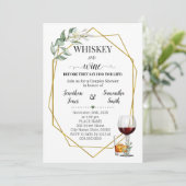 私が緑の金ゴールドをする前にウイスキーとワイン 招待状 (スタンド正面)