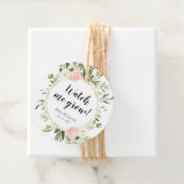 私が緑の金ゴールドピンクのユーカリベビー フェイバータグ (インサイチュ)