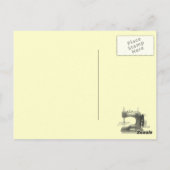 私が縫い目を言ったから ポストカード (裏面)