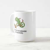 私が美しいので私を憎まないで下さい コーヒーマグカップ (正面左)