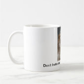 私が美しいので私を憎まないで下さい! -マグ コーヒーマグカップ (左)