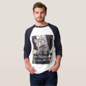 "私が美しいので私を憎まないで下さい! " Tシャツ (正面フル)