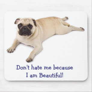 私が美しいので私を憎まないマウスパッド マウスパッド