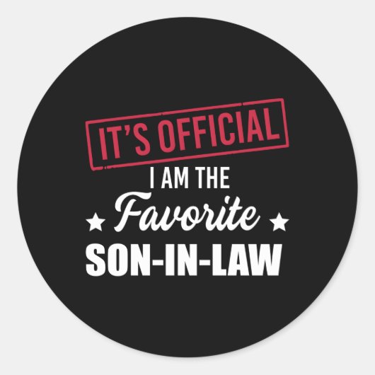 私が義理お気に入りのの息子だ ラウンドシール (正面)