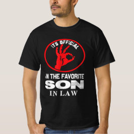 私が義理お気に入りの息子だ Tシャツ