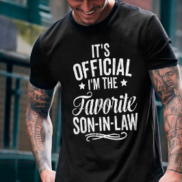 私が義理お気に入りの息子だ Tシャツ