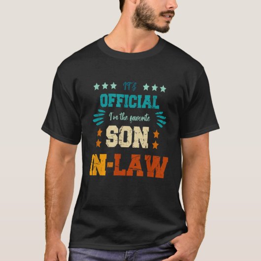 私が義理お気に入りの息子だ Tシャツ (正面)