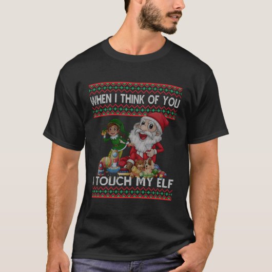 私が考えお前の時は私の小妖精や小人が醜いおもしろいTouch Tシャツ (正面)
