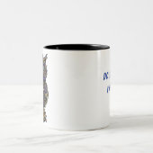 私が考え可愛いフクロウなの？ ツートーンマグカップ (中央)