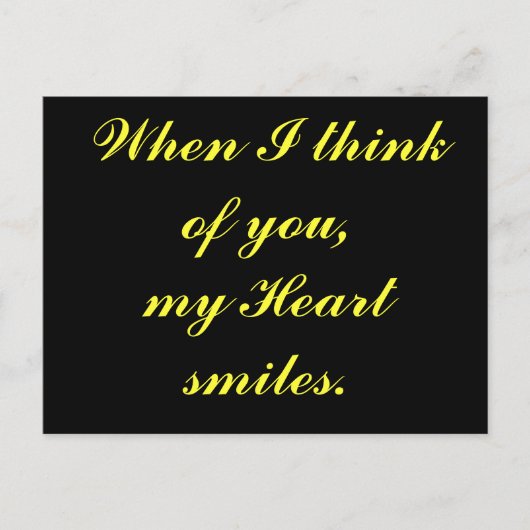 私が考え君と… ポストカード (正面)