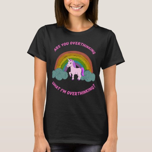 私が考え過ぎているものを考え過ぎているか Tシャツ (正面)