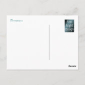 私が聖イヴに行く時 ポストカード (裏面)