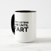 私が聞思い出すまで誰も私に近づかなかった マグカップ (正面左)