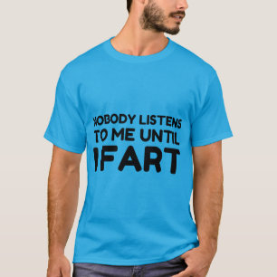 私が聞驚くまで誰も Tシャツ