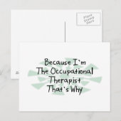 私が職業セラピストだから ポストカード (正面/裏面)