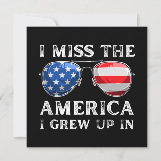 私が育ったアメリカに恋しい (正面)