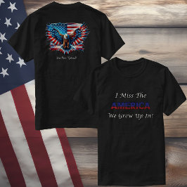 私が育ったアメリカを懐かしむ Tシャツ